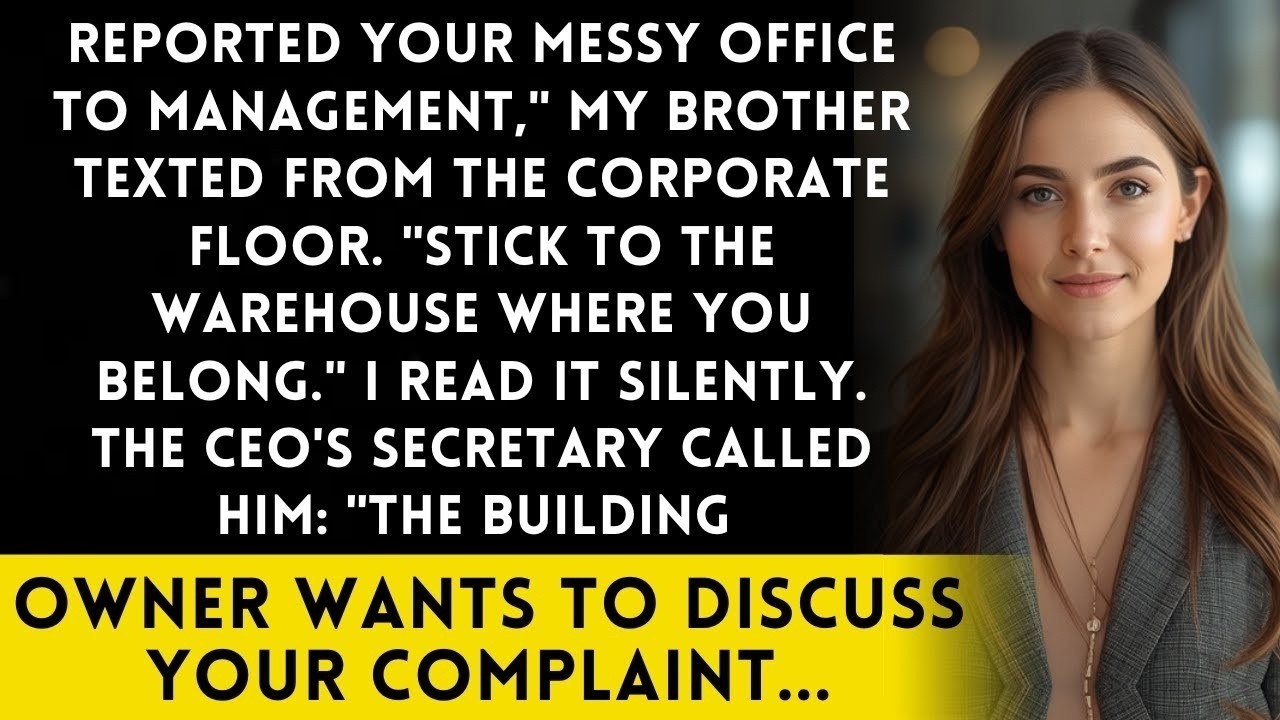 My Brother Mocked My “Tiny Office” — Then He Was Called to the Owner’s Meeting