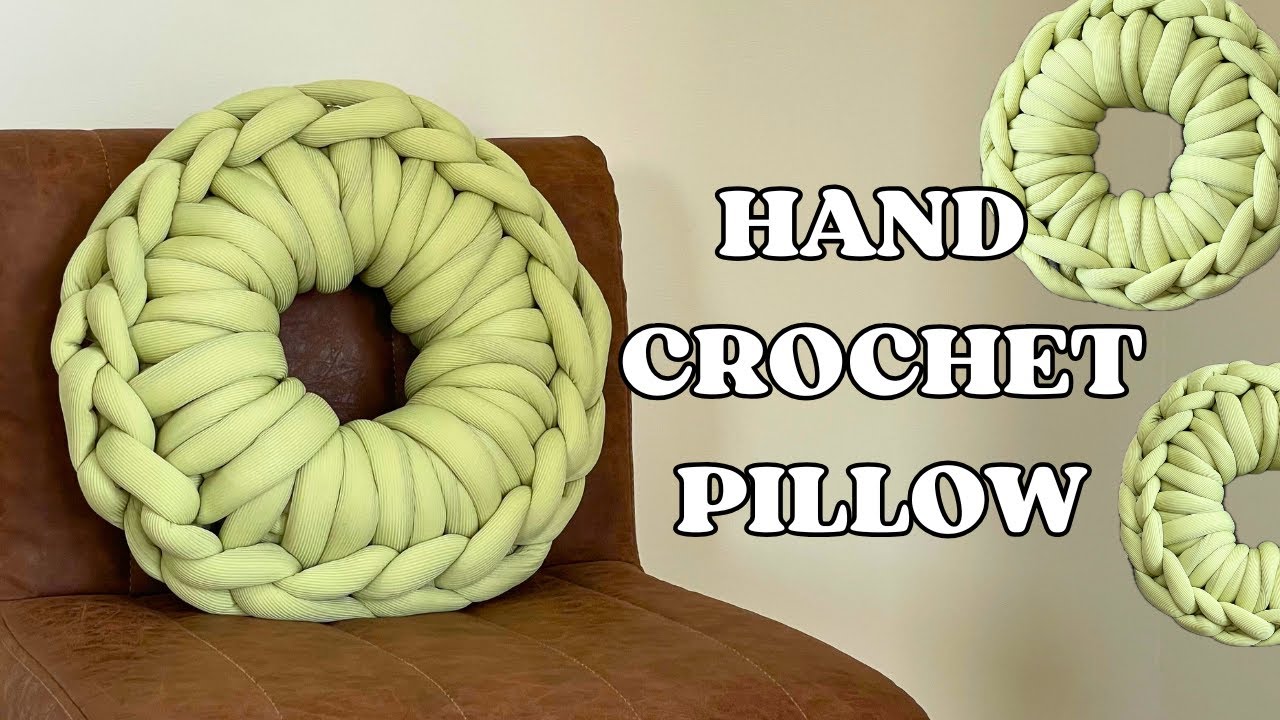 How to Crochet Round Pillow in Just 20 Minutes