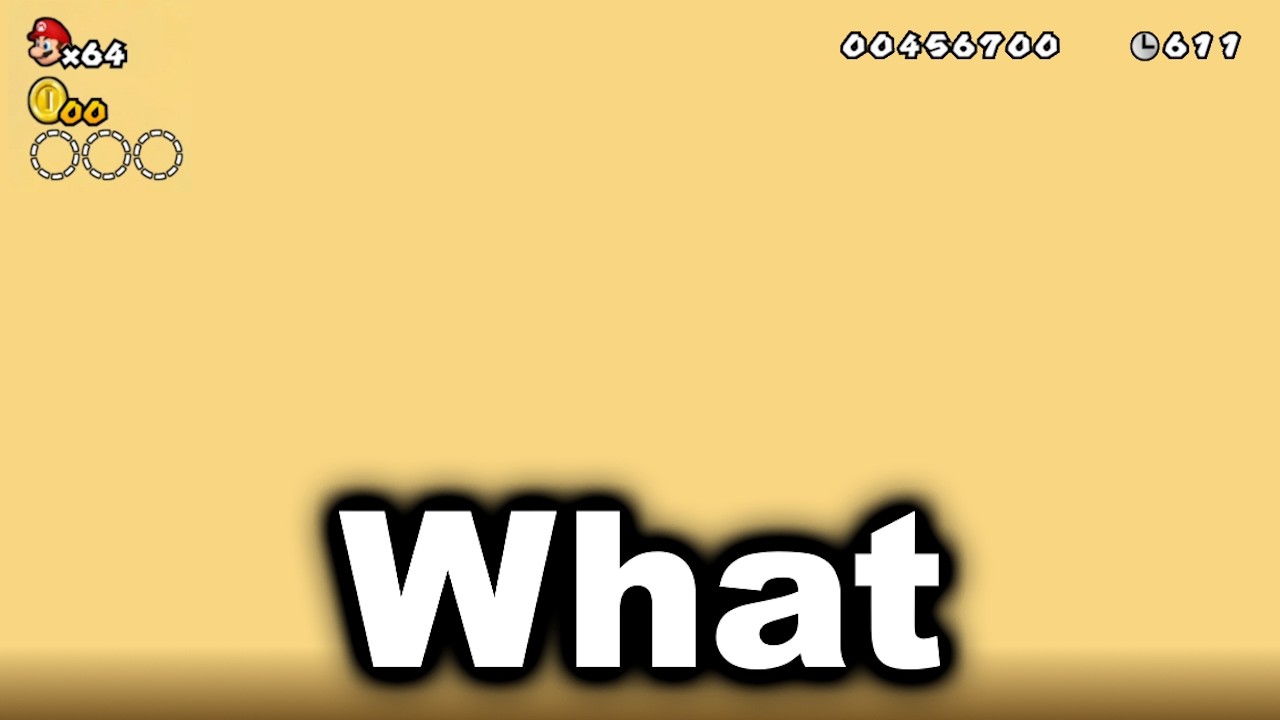 Possibly the WORST Mario level I've ever played.