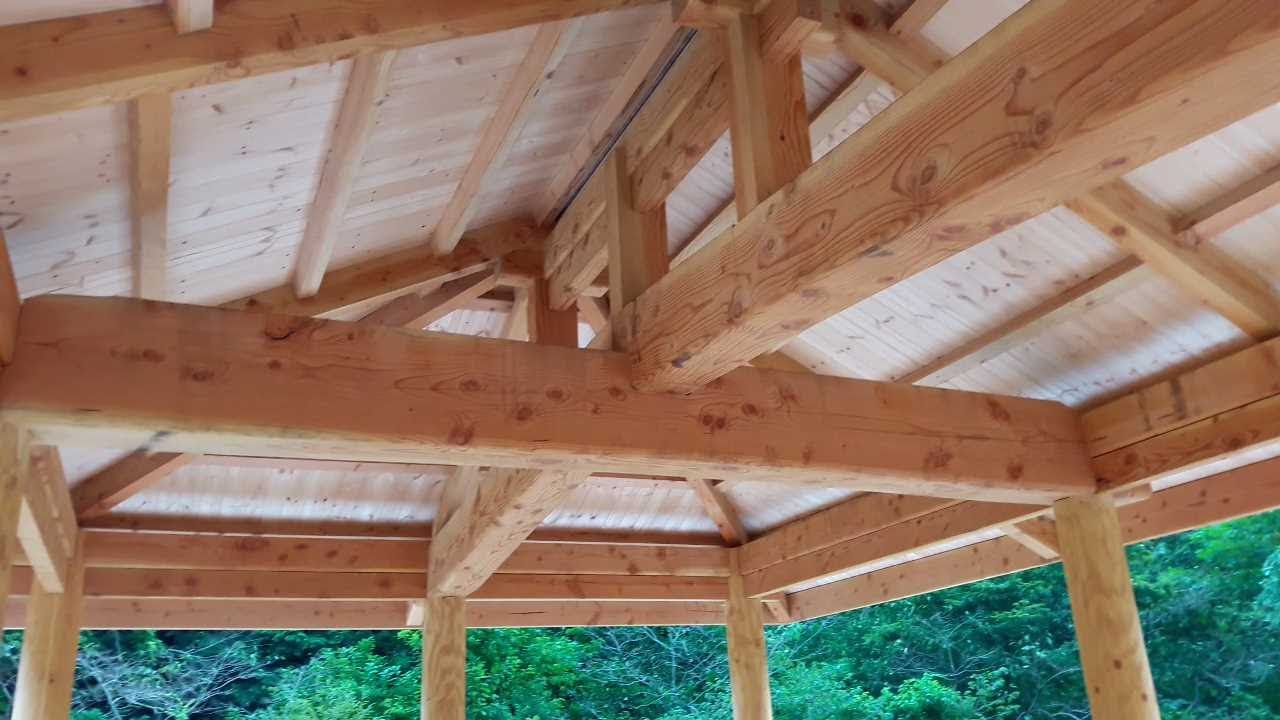HANOK ㅣ우진각 사각정자 짓기 1,2,3,4 통합본(치목에서 조립까지 전체) Rectangular pavilion