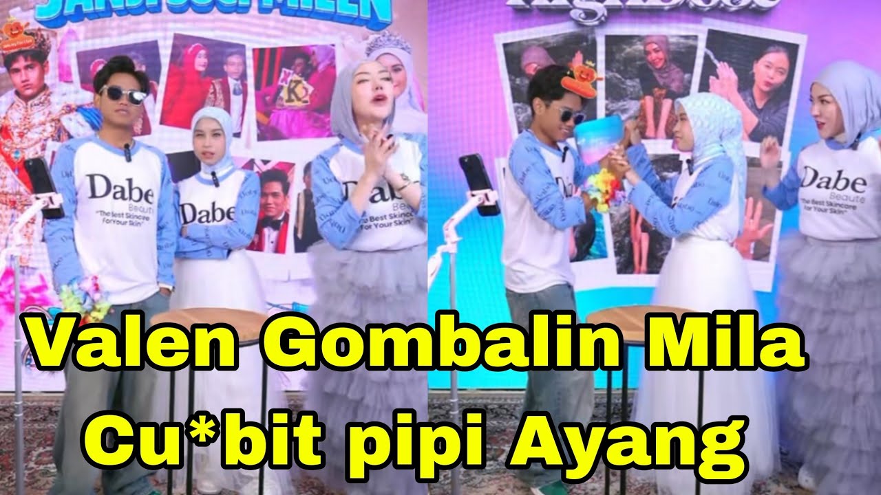 VALEN CUBIT PIPI UMI MILA LAGI ROMANTISAN BARENG BELA SHOFIE