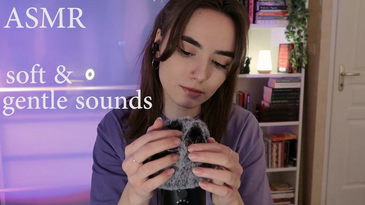 ASMR 10 relaxing & gentle triggers in 10 minutes (mic touching, squishing, hand sounds, water, ...)