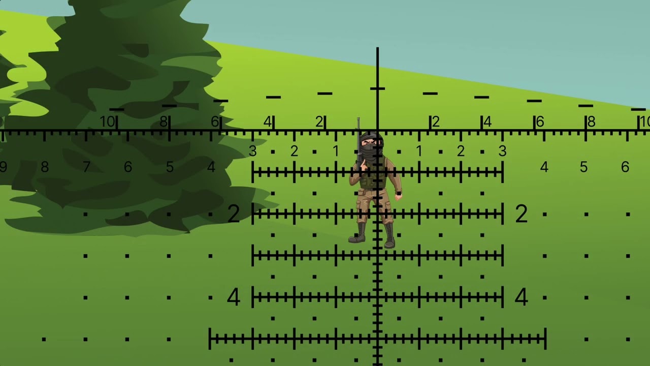 How To Use a MIL Reticle | Range Estimation for Long Range Shooting