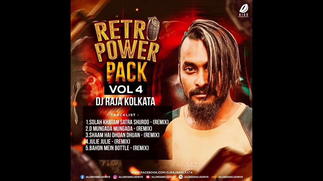 Retro Power Pack vol 4 Dance Nonstop mix _  Dj Raja Kolkata