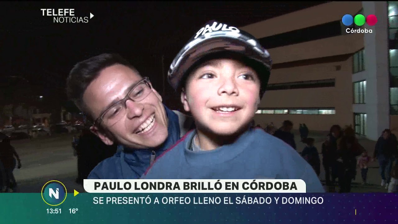Por primera vez, Paulo Londra realizó un  recital en Córdoba