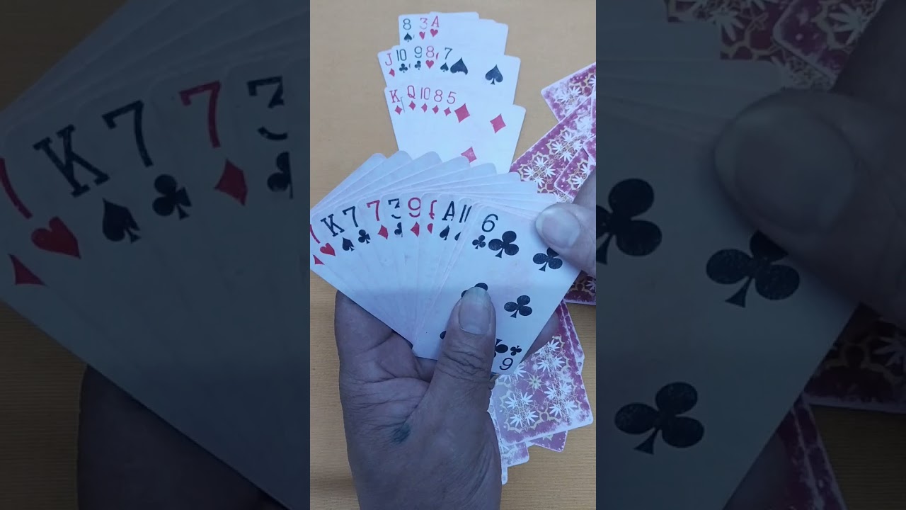 #251Lets Play ⏯️ Cards ▶️♠️Pusoy/Full.7/2.Pairs/Queen.9.Ace Winner