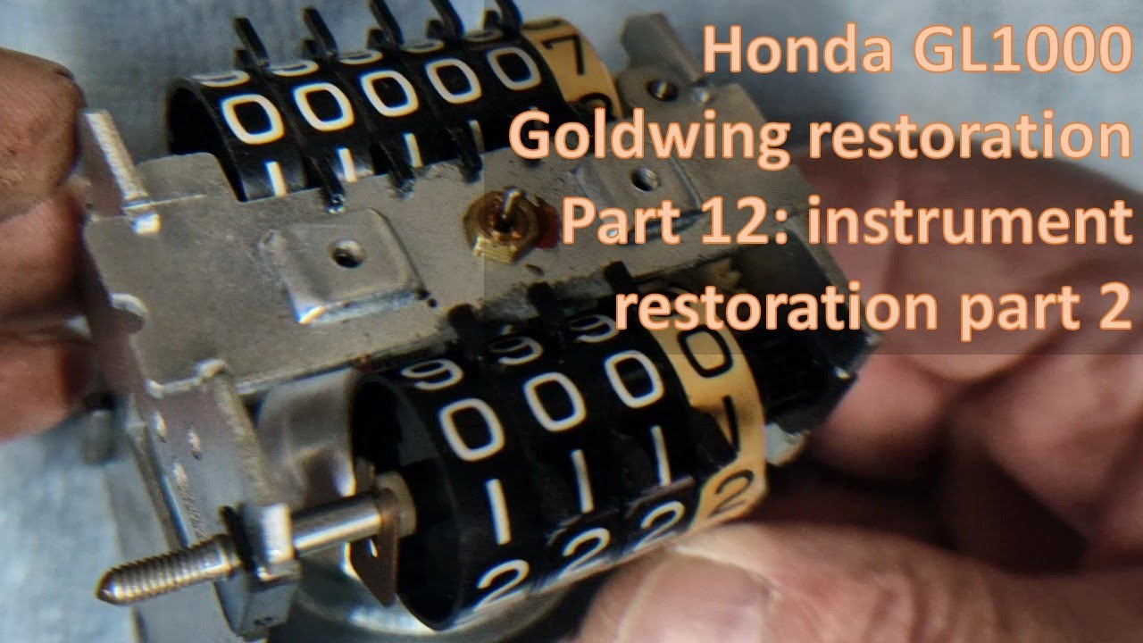 Honda GL1000 Goldwing restoration part 12