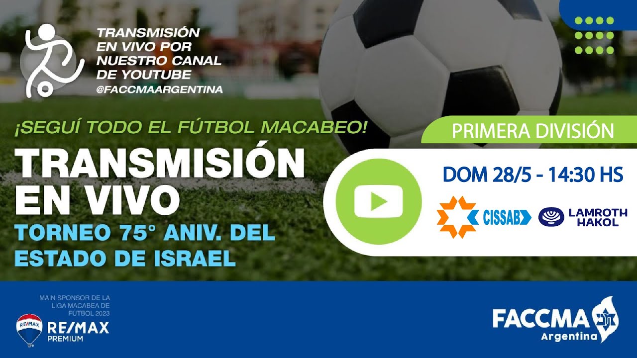 FACCMA: F&uacute;tbol - Fecha 9 | CISSAB vs Lamroth Hakol