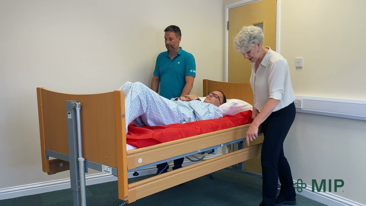 Assisted Move Up the Bed Using a Tubular Slide Sheet With a More Dependent Patient