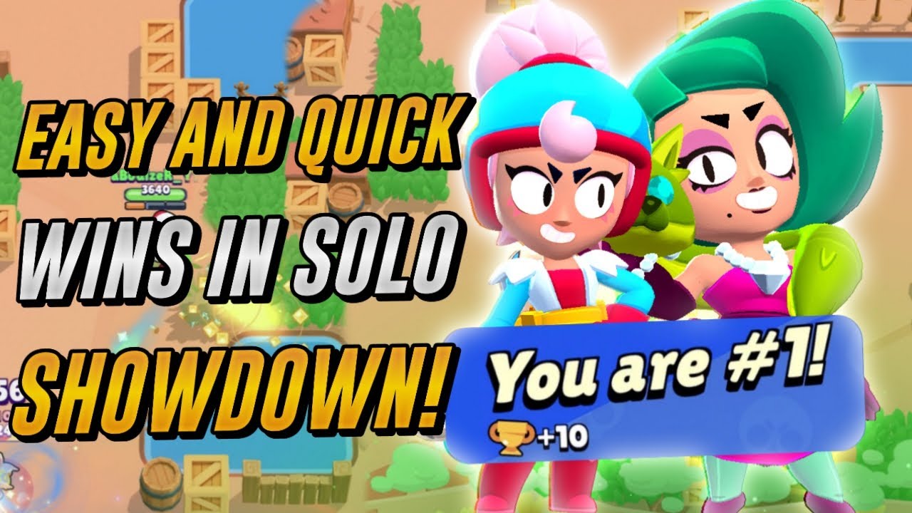 Easy & Quick Wins in Solo Showdown in Brawl Stars!