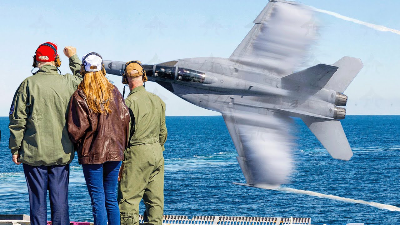 US Navy Shows Off Insane Maneuvers in Front of Donald Trump
