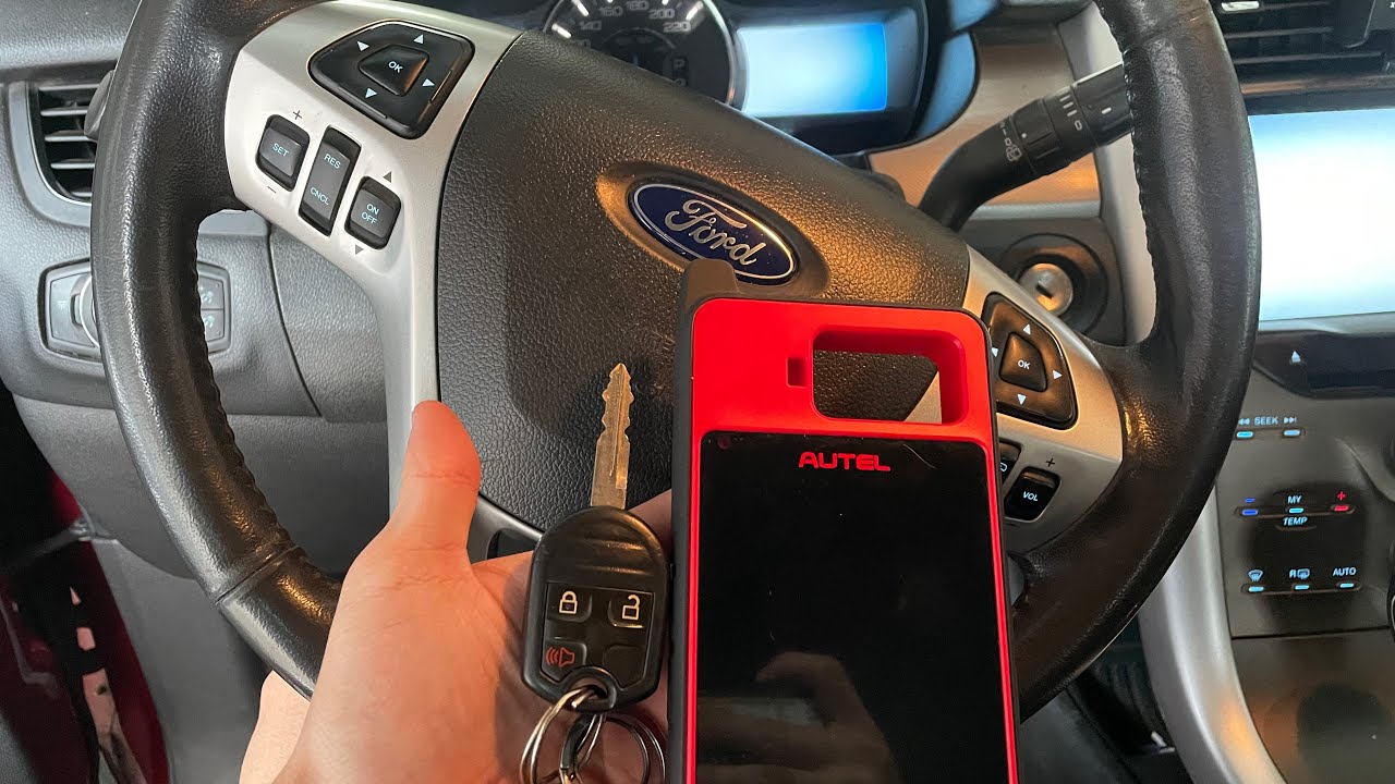Como Programar una llave para Ford Edge 2014 con KM100 y Xhorse