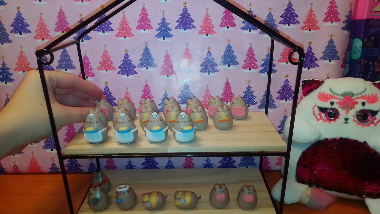 Коробка шоколадных яиц Pusheen Mega Secret плюшечная киса ^_^