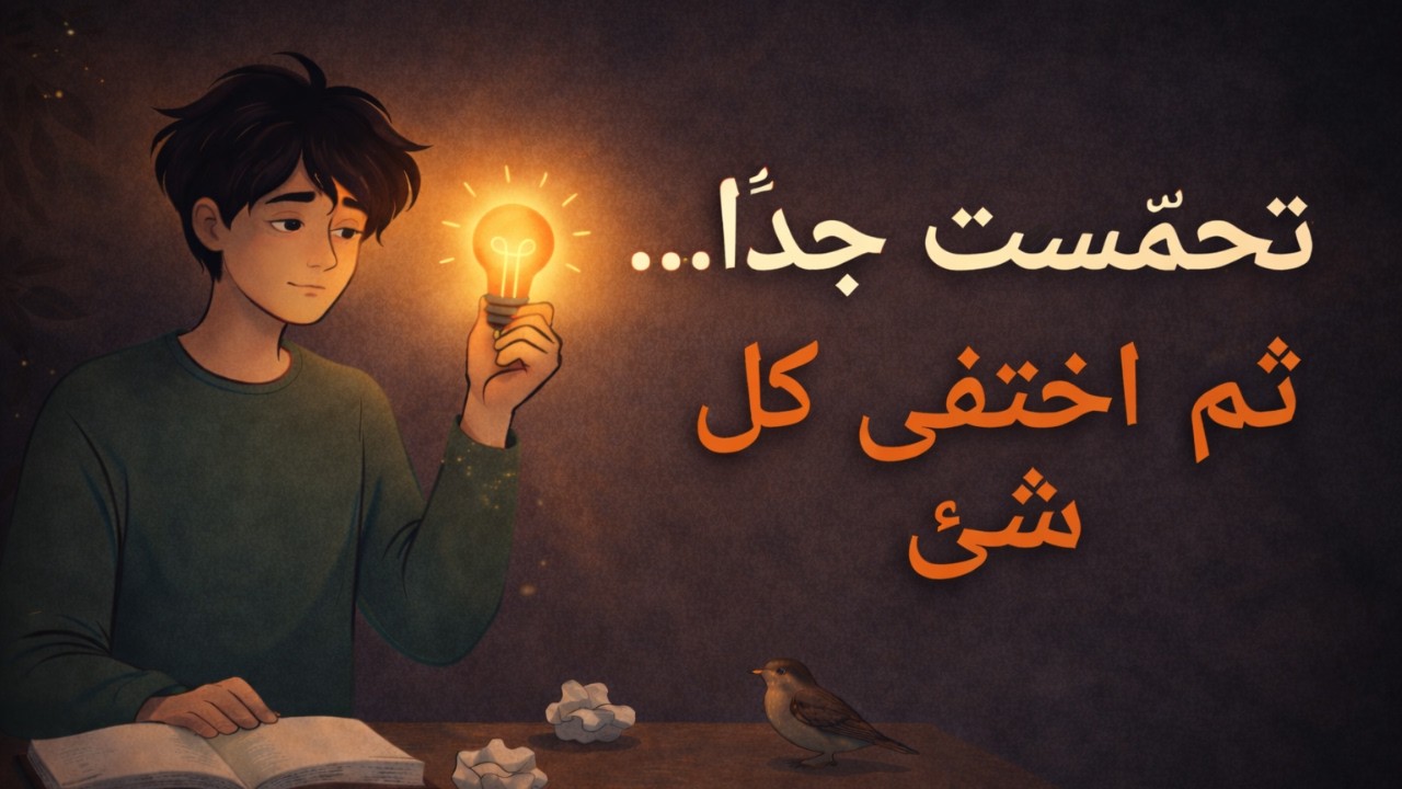 لماذا تبدأ بحماس… ثم تنسحب فجأة؟ 🤯