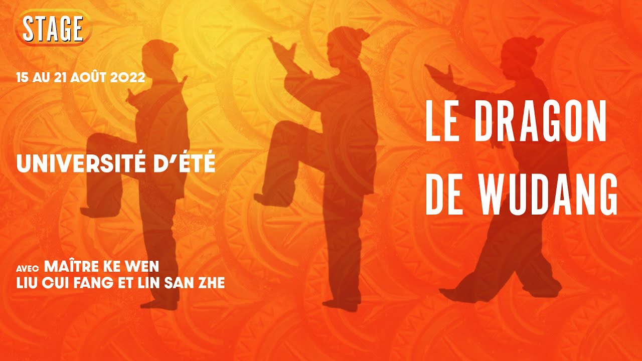 Démonstration Dragon de Wudang et Les 5 organes et 5 vertus avec LIU Cui Fang et maître KE Wen