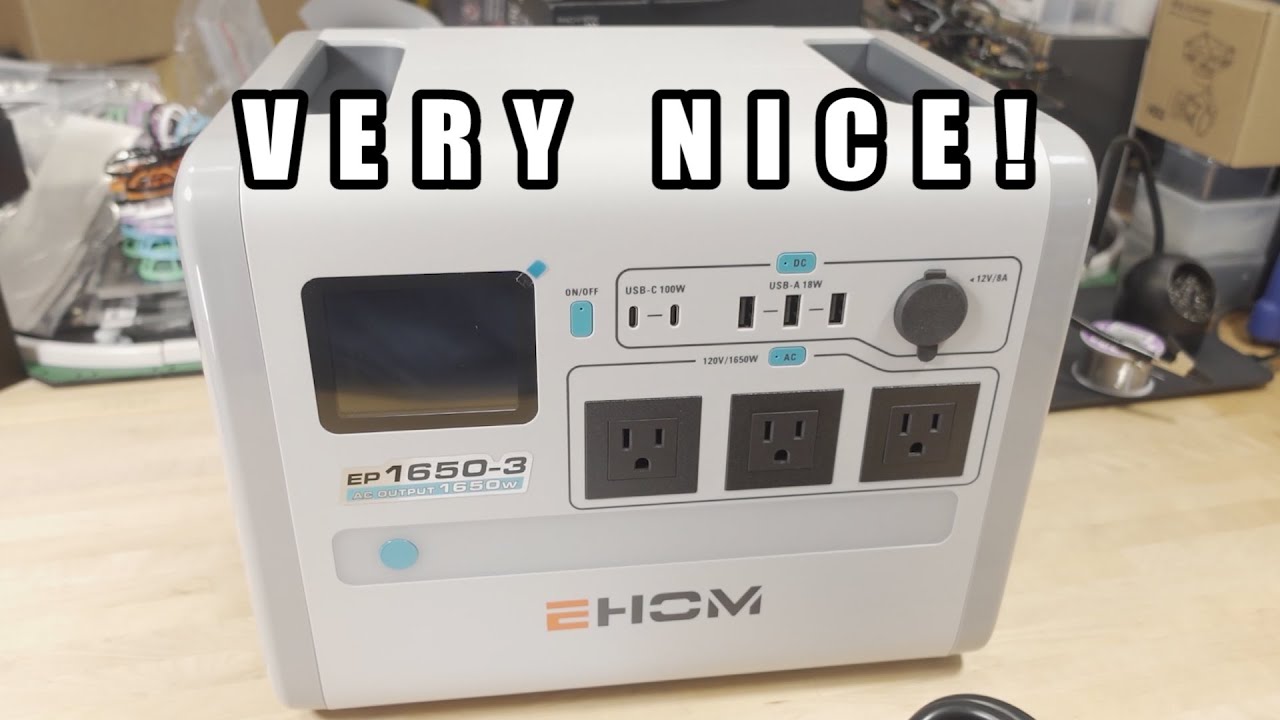 EHOM EP1650 1024Wh Power Station Review