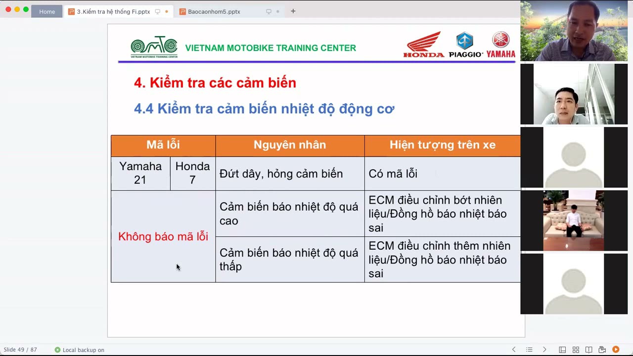 Cảm biến ECT/EOT/IAT trên xe máy Fi
