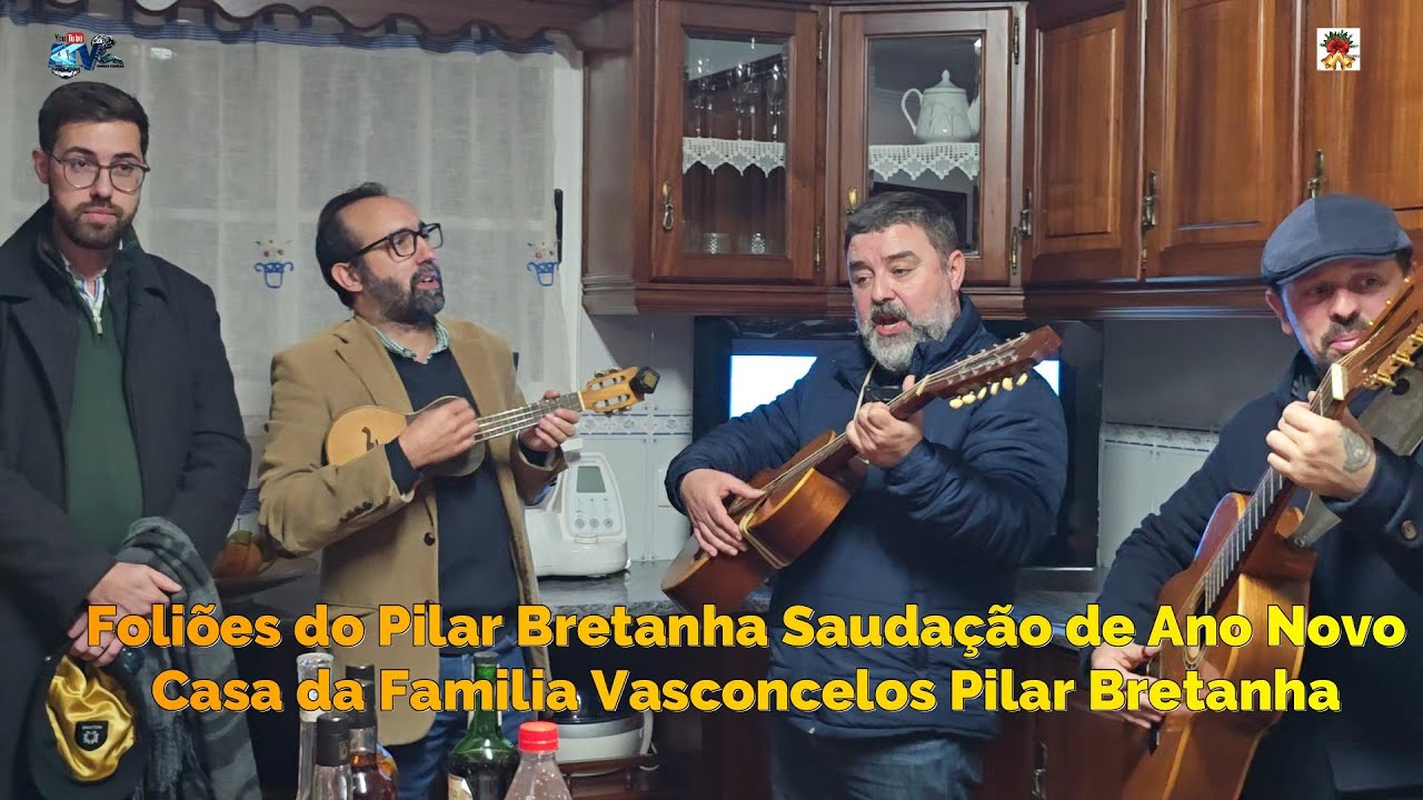 Folióes do Pilar Bretanha Visita de Ano Novo Casa da Familia Vasconcelos