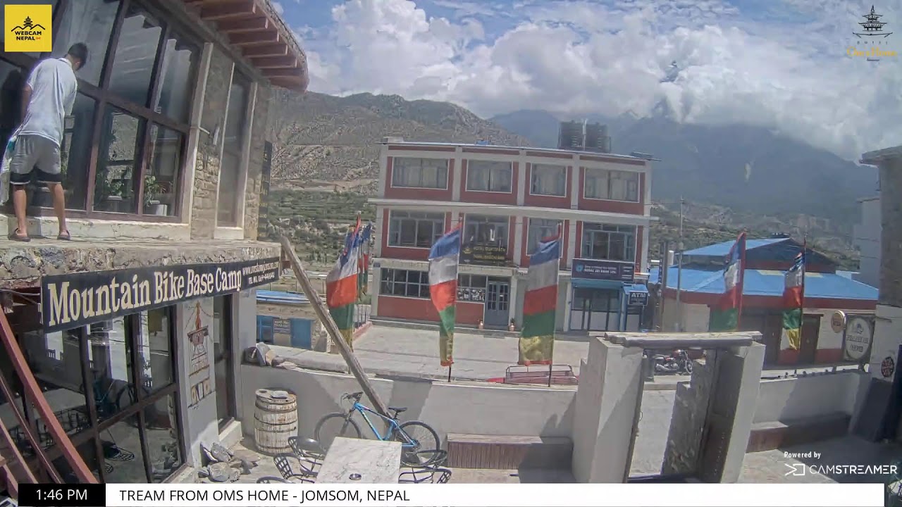WEBCAM NEPAL LIVE: LIVE STREAM FROM OMS HOME - JOMSOM, NEPAL