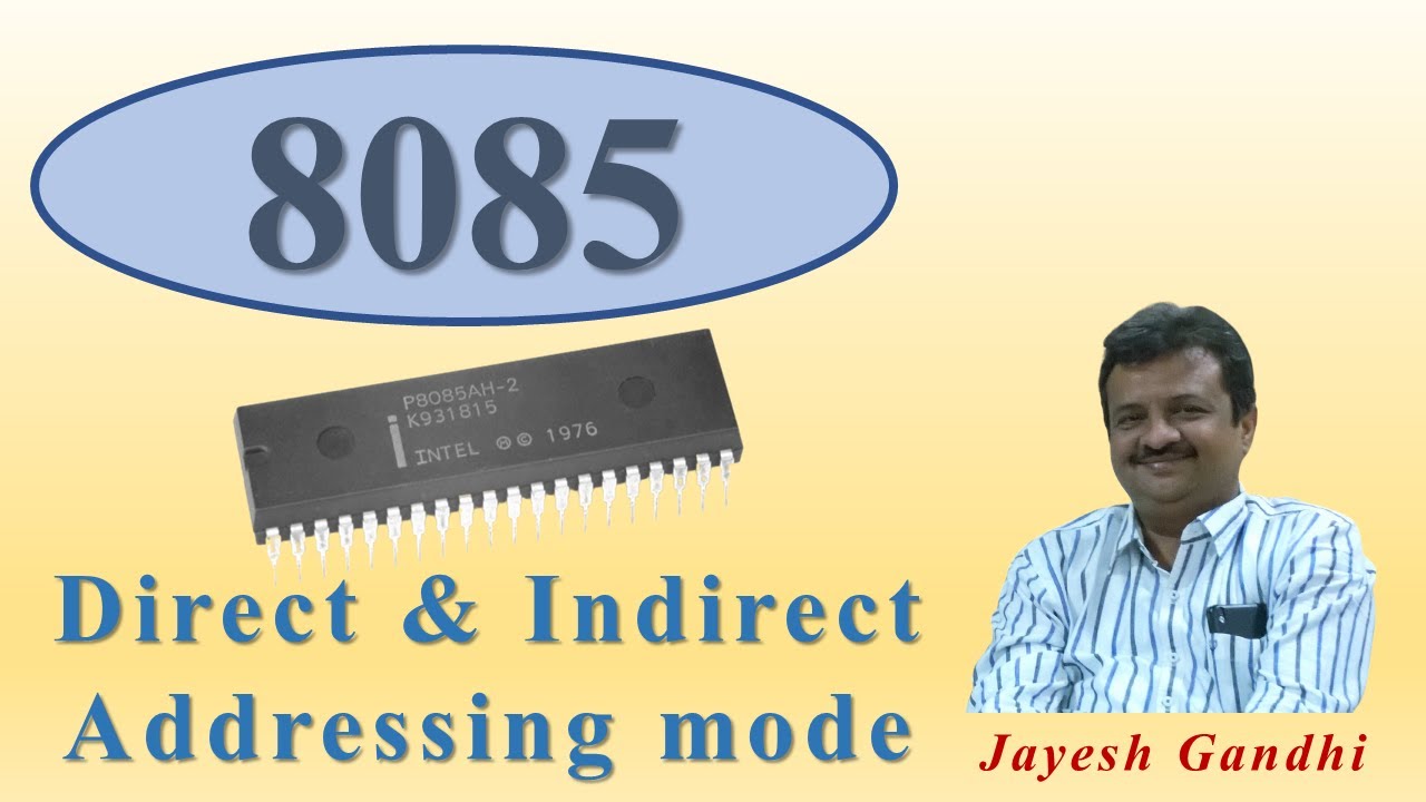 8085 PROGRAMMING Direct and Indirect Addressing Mode with Simulation