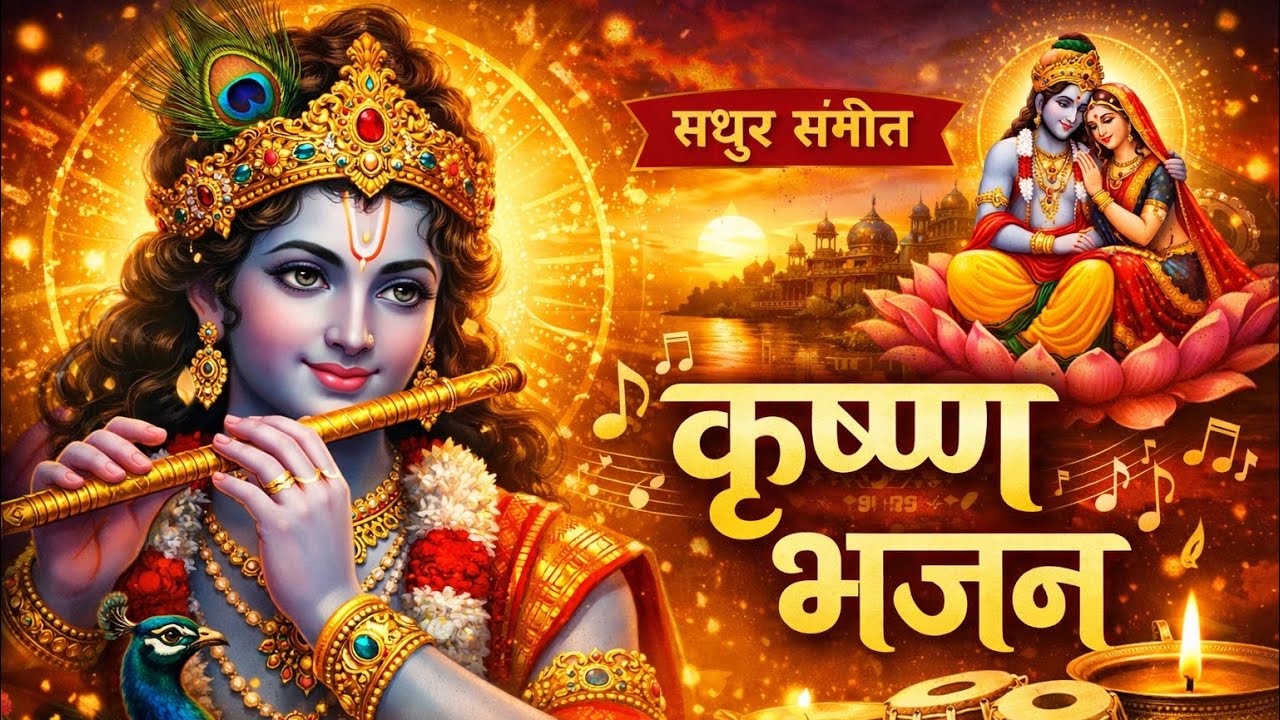 LIVE: मधुर कृष्ण भजन | Krishna Bhajan 2026 | Radha Krishna Bhajan | सुबह के भजन | Bhakti SoBroadcast