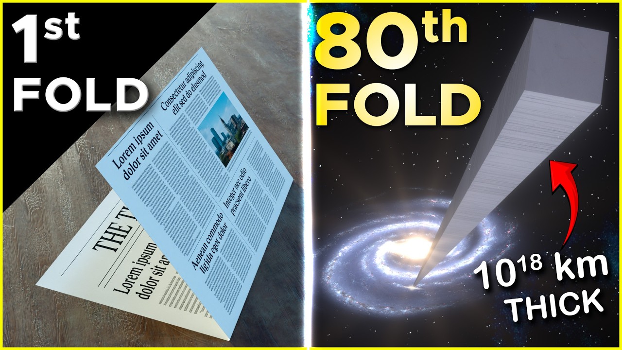 ⚠️ Can you FOLD a PAPER to INFINITY?? ►►► 3D Comparison