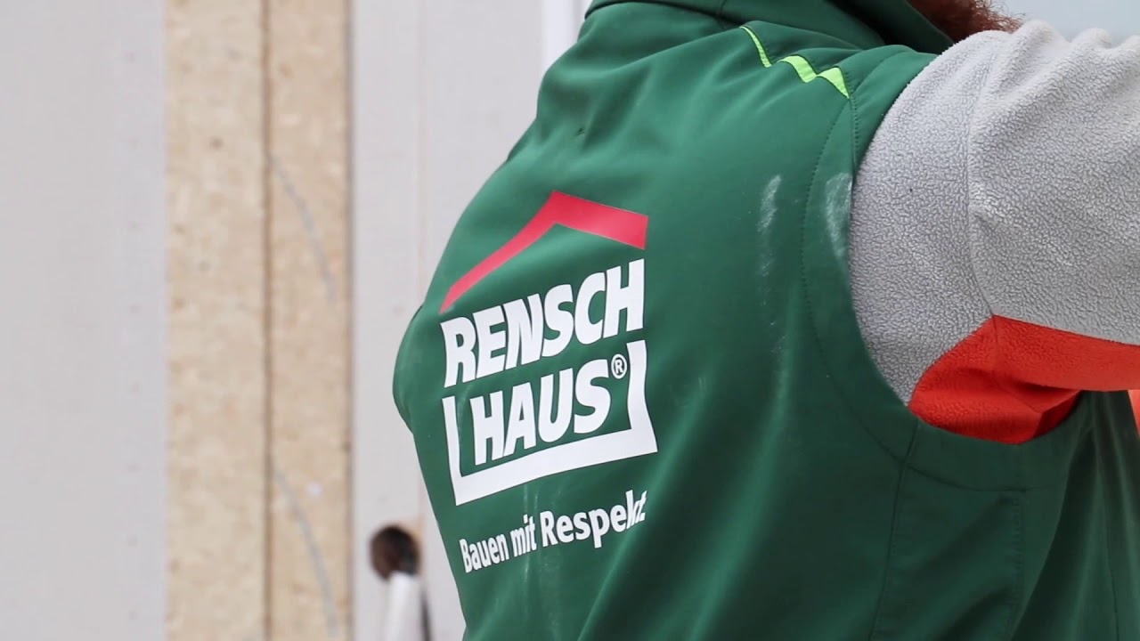 Montage eines Hauses von RENSCH-HAUS in 2 Minuten