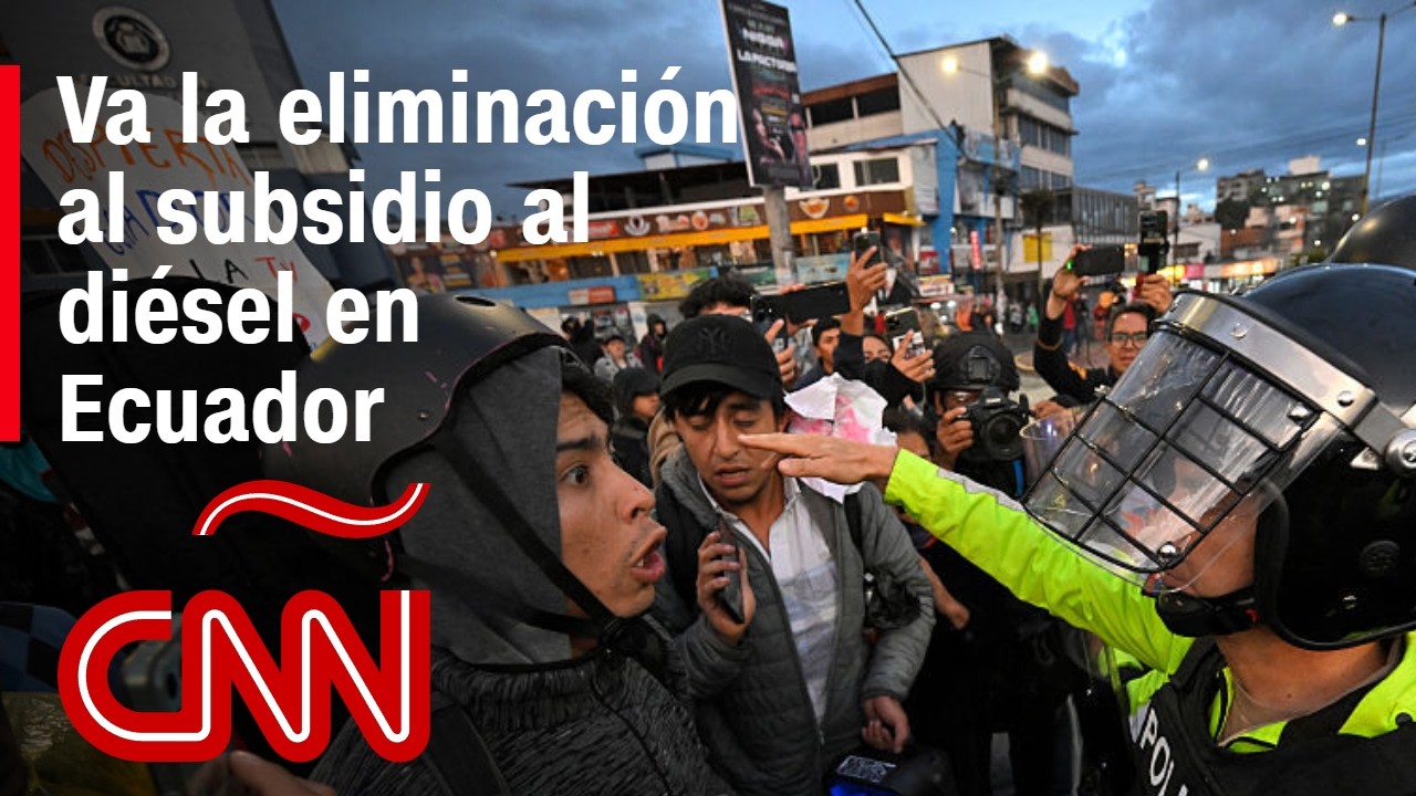 Gobierno de Ecuador mantiene postura: elimina subsidio al diésel.