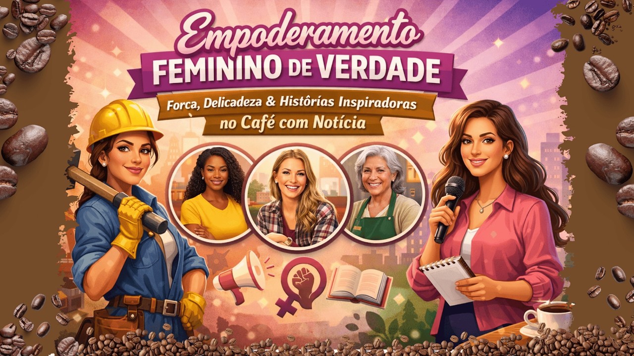 Empoderamento Feminino de Verdade: Força, Delicadeza e Histórias Inspiradoras no Café com Notícia