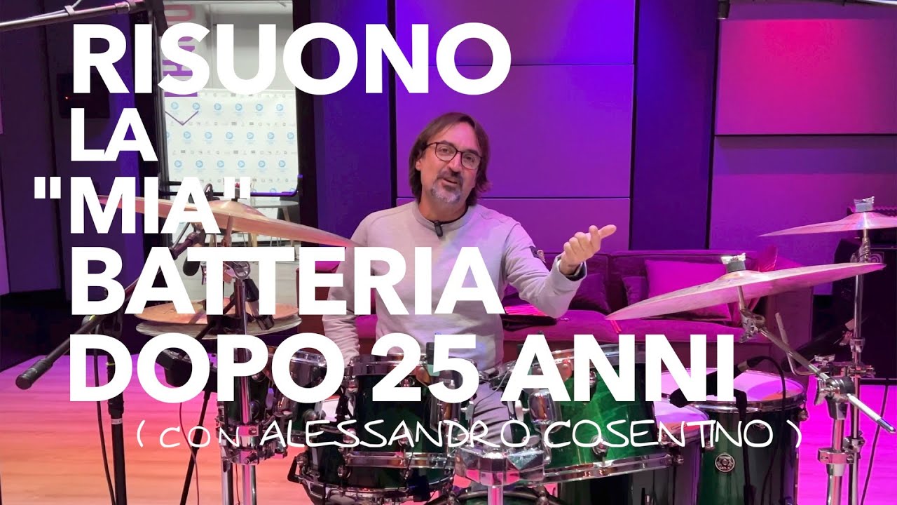BRUNO FARINELLI - RISUONO LA “MIA” BATTERIA DOPO 25 ANNI