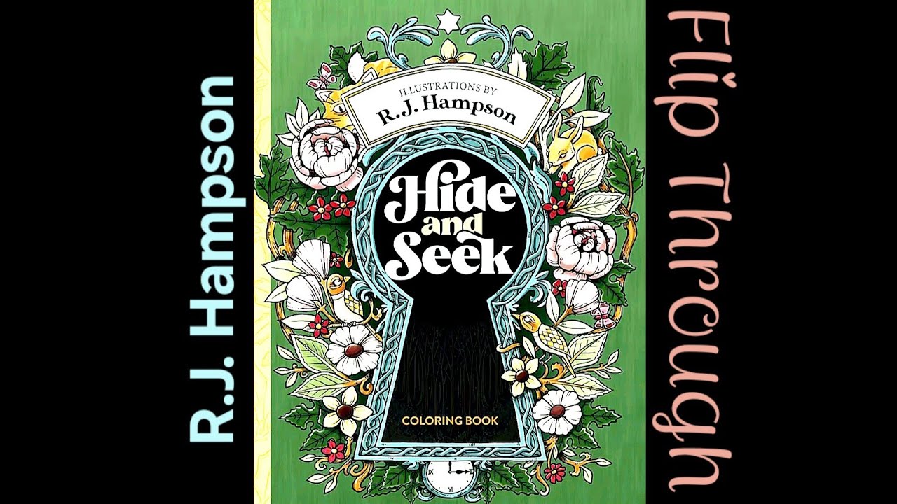 Hide And Seek Coloring Book by R.J. Hampson Flip Through