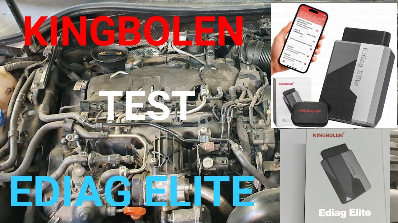 EDIAG ELITE Test interfejsu diagnostycznego Golf 2.0Tdi