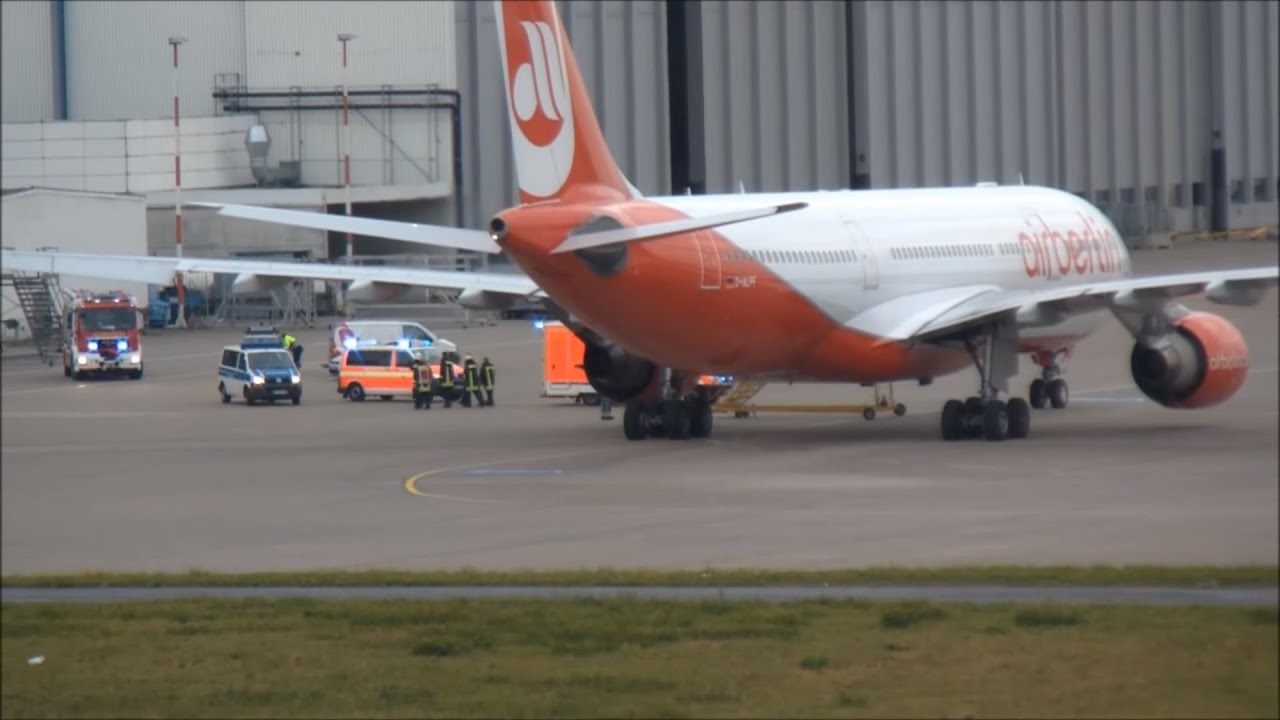 airberlin A330-200 [D-ALPF] (Rejected Take off) Startabbruch wegen eines Medizinischen notfalls