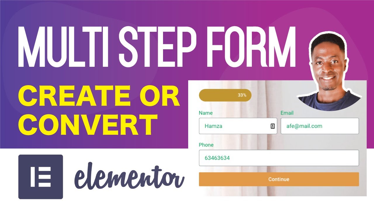 Elementor Multi-Step Forms | Create or Convert Existing Forms into Multi-Step forms with Elementor