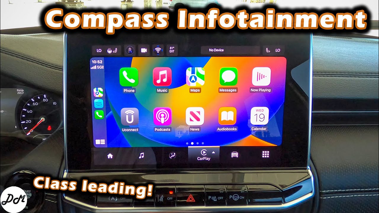 2023 Jeep Compass &ndash; Infotainment Review | Uconnect 5 Touchscreen, Apple CarPlay & Android Auto