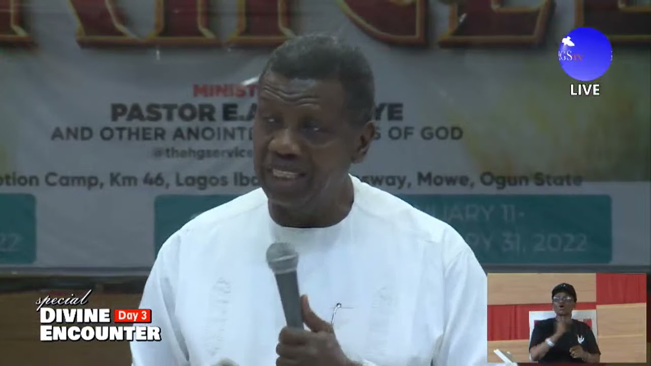 PASTOR E.A ADEBOYE SERMON | SPECIAL DIVINE ENCOUNTER _DAY 3