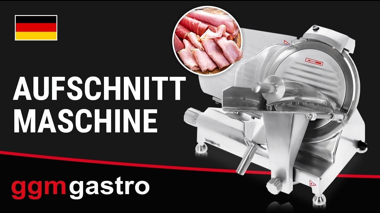 Aufschnittmaschine - 150 Watt - Messer: Ø 250mm - AMH250L - GGM Gastro