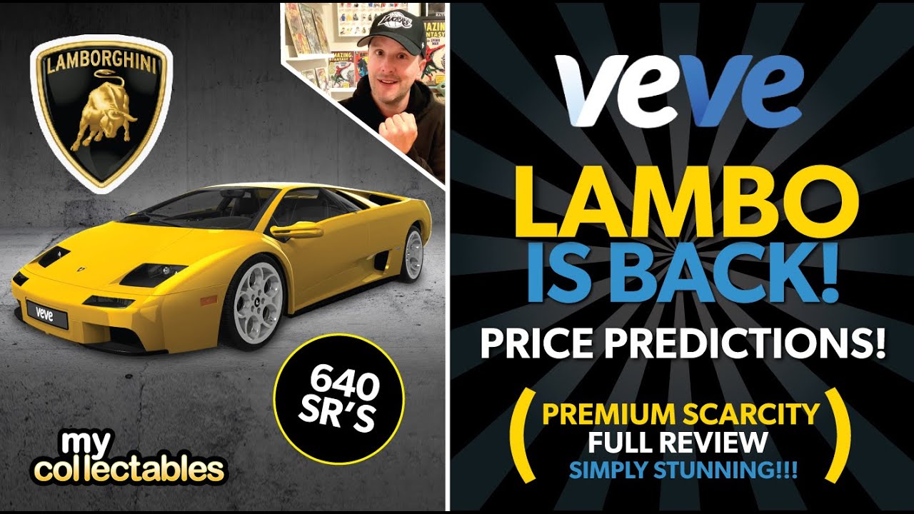 Lambo is BACK in Veve! Lamborghini Diablo NFT Price Predictions, Review and Comparisons! Scarce!