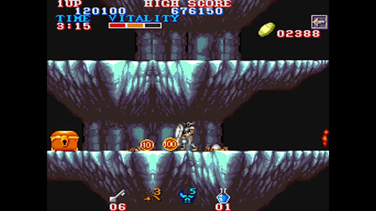 Black Tiger (Black Dragon) Arcade One Life Clear by Hiei- (No Autofire)