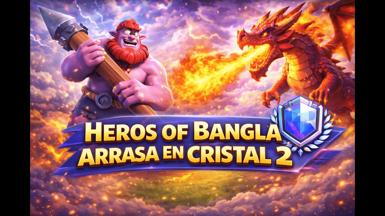 Clash of Clans Heros of Bangla arrasa en Cristal 2  Mejores ataques CWL