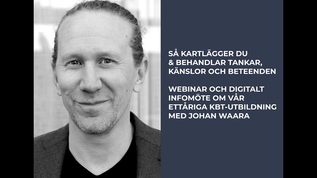 S&aring; kartl&auml;gger du och behandlar tankar, k&auml;nslor och beteenden