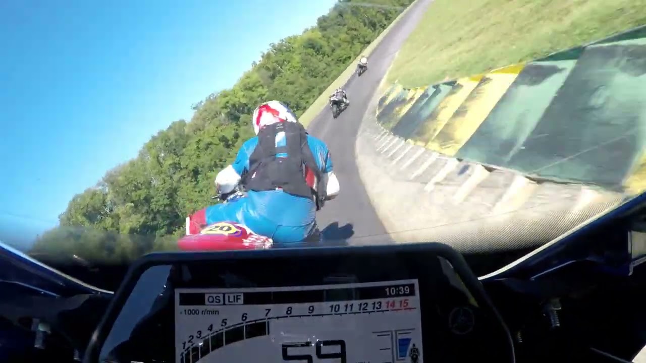 2015 R1 Streetbike First time on Track at VIR North Advance Group with PRE