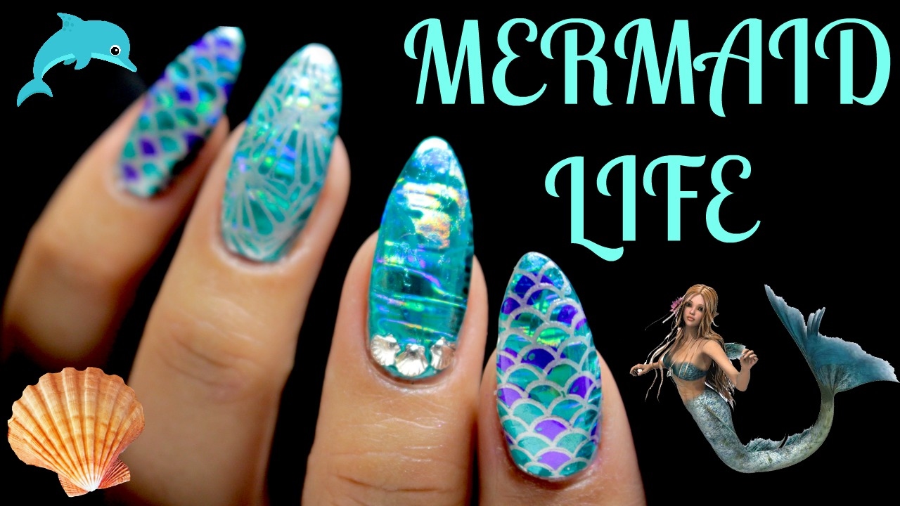 🐳MERMAID LIFE - UNDER THE SEA NAIL STAMPING | UBER CHIC🐋