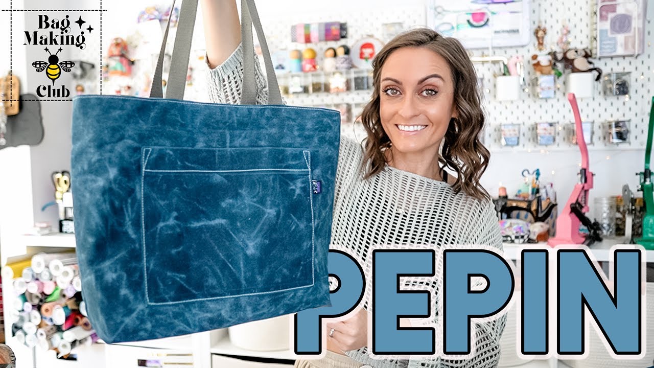 Waxed Canvas Tote For Beginners! Making The Pepin From Noodlehead - Bag Making Babe Box - February