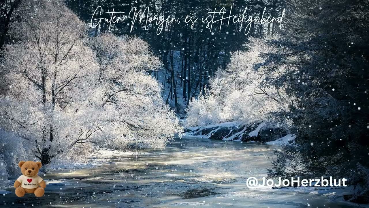 Guten Morgen, es ist Heiligabend