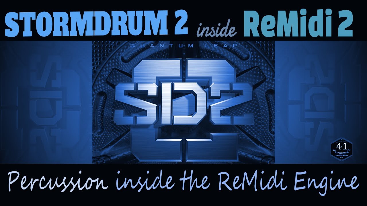 Playing Stormdrum 2 inside ReMidi 2