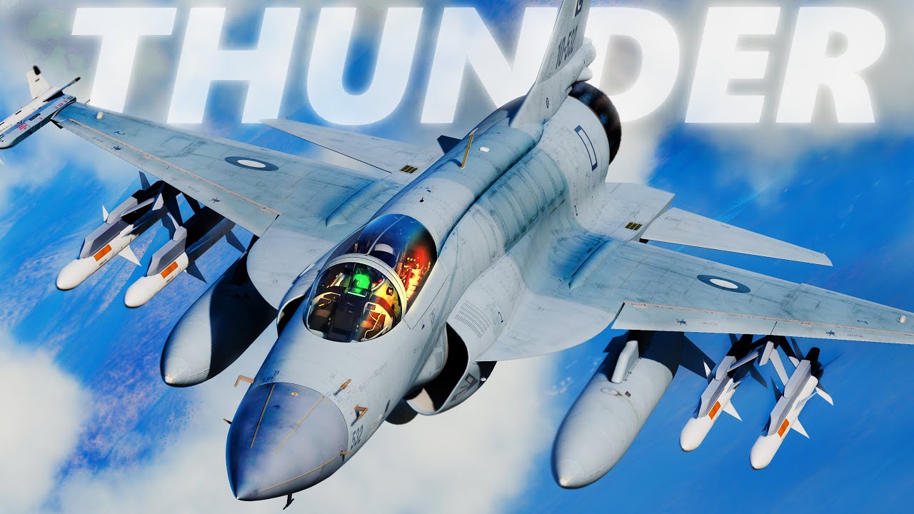 Воздушный бой JF-17 Thunder против F/A-18C Hornet | Цифровой боевой симулятор | DCS |