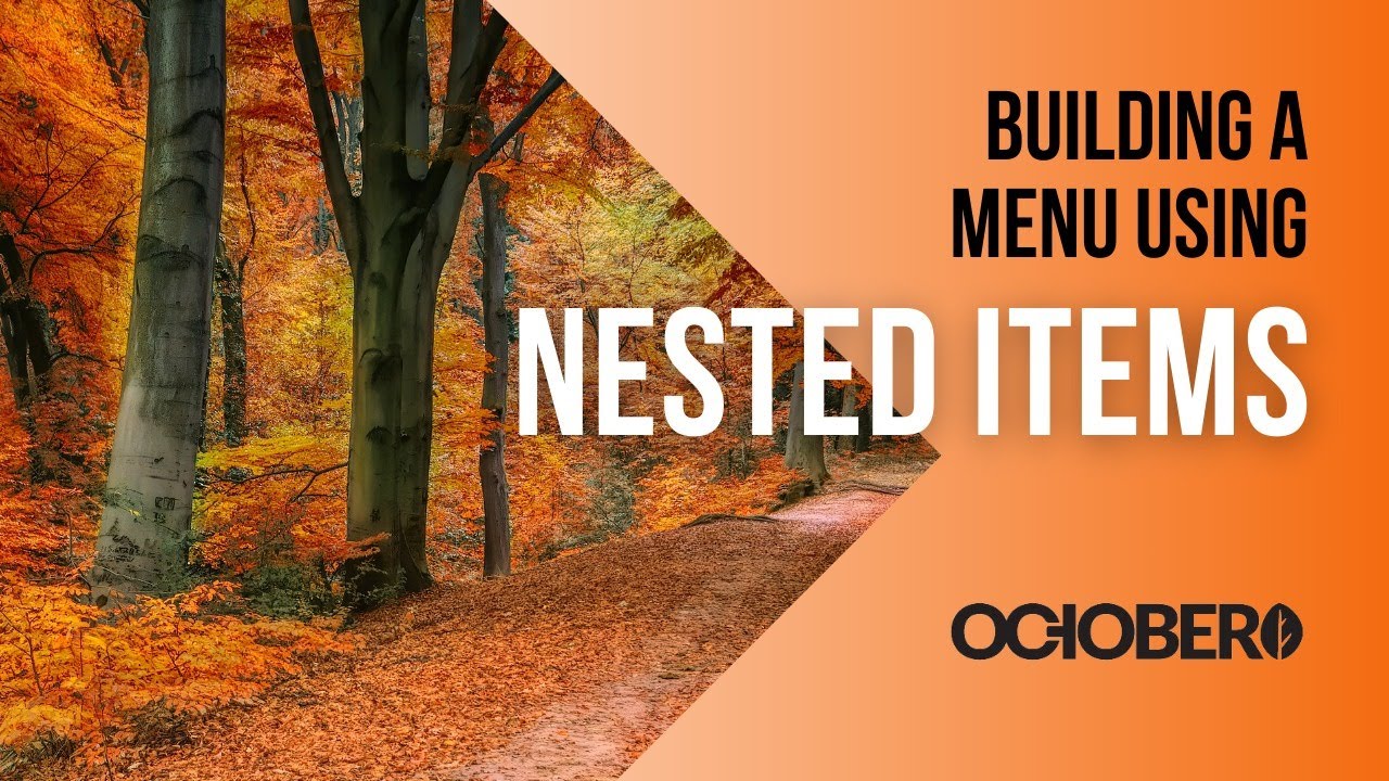 Building a Menu using Nested Items - Part 1