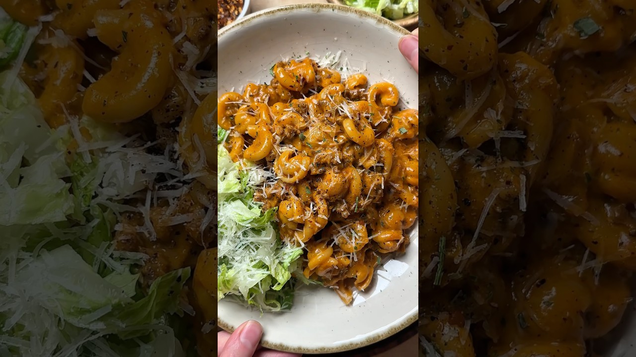 I accidentally made fancy hamburger helper
