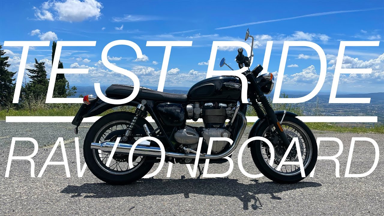 Triumph Bonneville T120 Test Ride | Raw Onboard POV